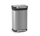 Joseph Joseph, Titanium Rubbish Bin with Press Function, 30l