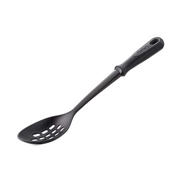 Tefal, Comfort Slotted Spoon, Kitchen Tool, Black, Plastic – Nylon, K1291014