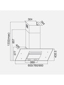 Campomatic, 90cm Chimney