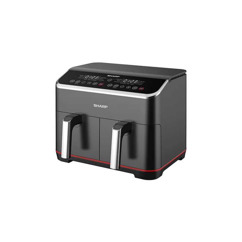 Sharp, Double Basket Air Fryer 8 L KF-DF80RT