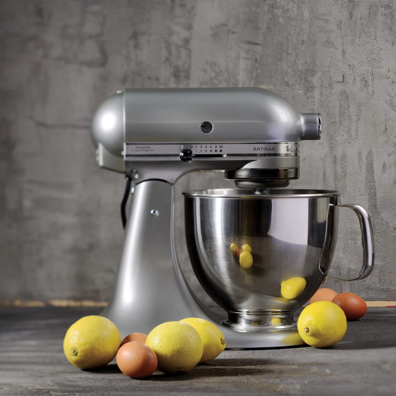 KitchenAid, 5KSM125ECU Stand Mixer 4.8L Counter Silver