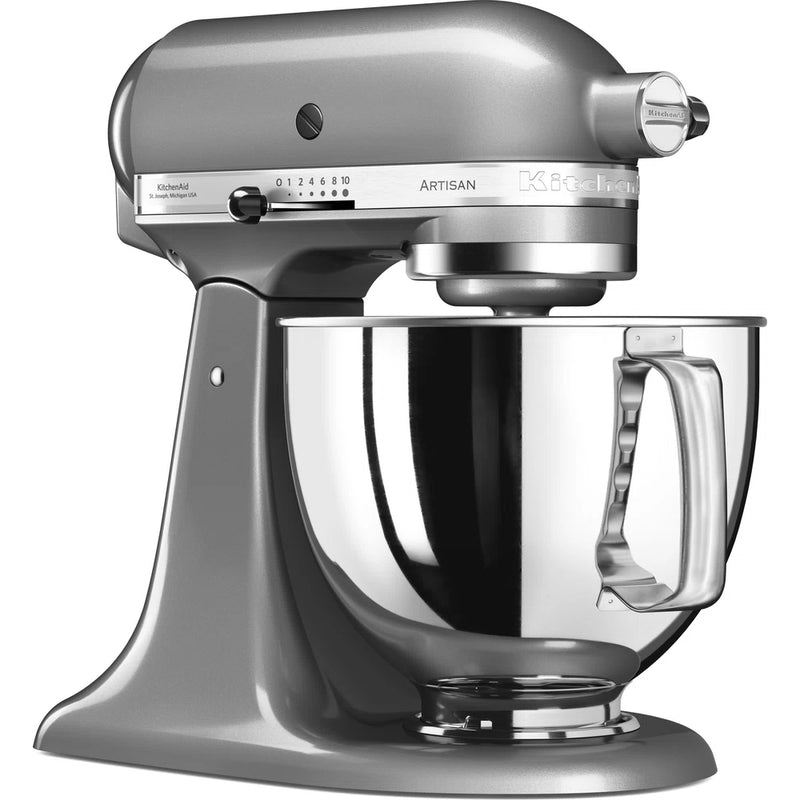 KitchenAid, 5KSM125ECU Stand Mixer 4.8L Counter Silver