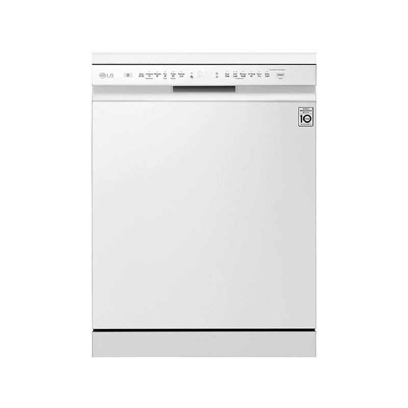 LG, QuadWash™ Dishwasher, 14 Place Settings, EasyRack™ Plus, Inverter Direct Drive, ThinQ, White