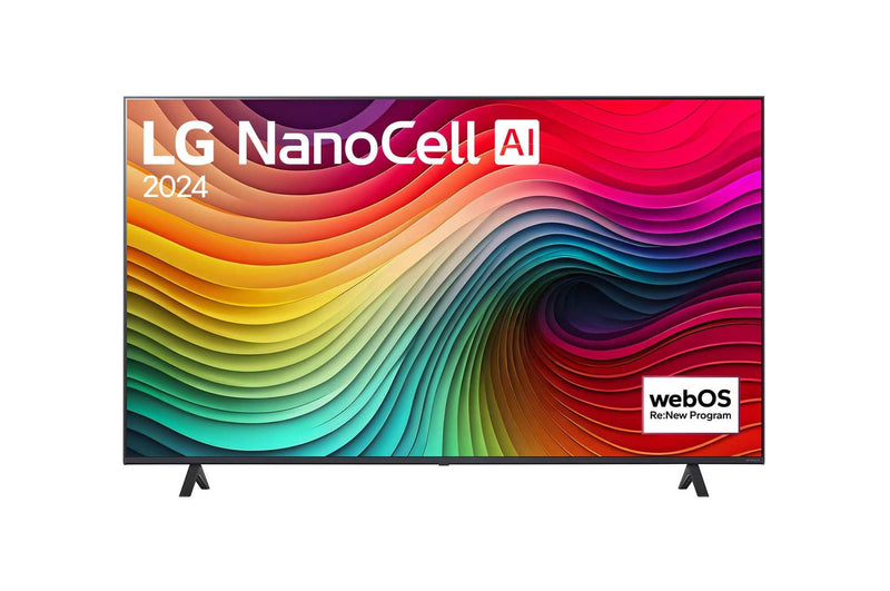 LG 65” 4K NanoCell Smart TV showcasing vibrant colors, immersive sound, and a sleek design for an exceptional home viewing experience.