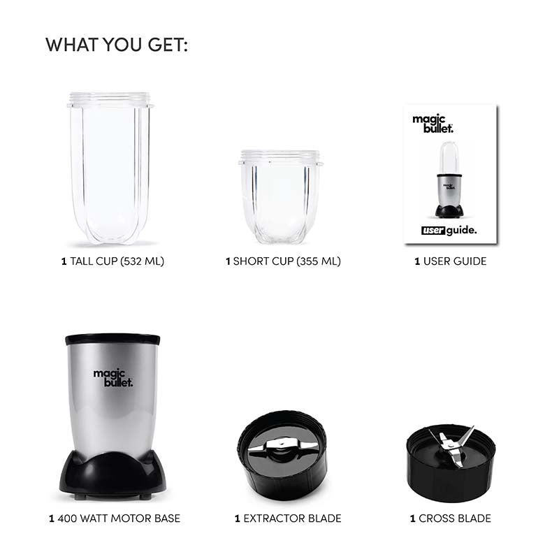 Nutribullet, MB4-0612 Magic bullet Blender 400W 6-pc