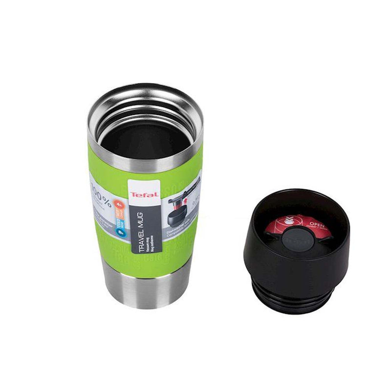 Tefal, Travel Mug 0.36L, Lime Silver