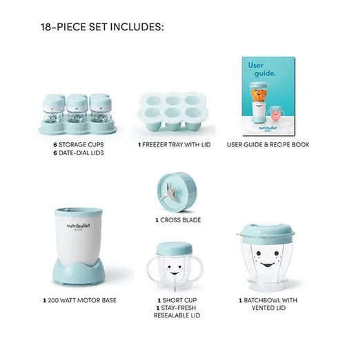 Nutribullet, Baby Food Blender 18-pc (GCC)