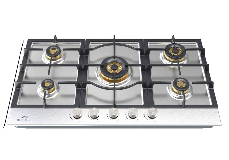 Queen Chef, Stainless Steel Cooktop QCHB90-5GSS