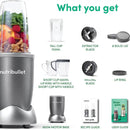 Nutribullet, Multi-function Blender, 600W, 12 Pcs, Grey