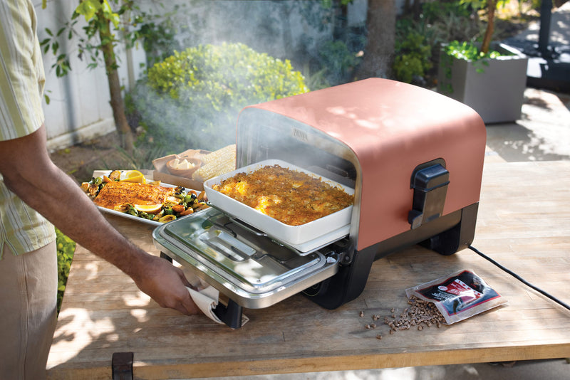 Ninja, Woodfire Electric Outdoor Oven, Artisan Pizza Maker and BBQ Smoker