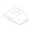 Elica, Hood Box In Era GR 52cm Inox