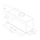 Elica, Hood Box In Lane 72cm Inox