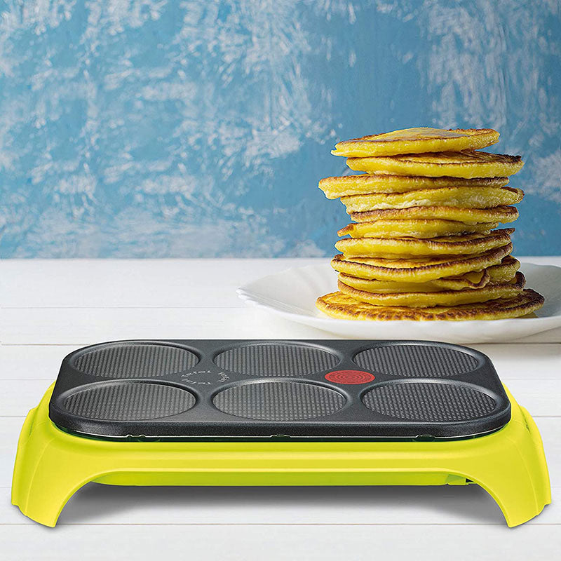 Tefal, PY559312 Crep'Party Colormania, Crepes and Pancakes Cooker, Cactus Green