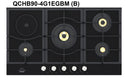 Queen Chef, Electric & Gas Glass Cooktop 90 CM