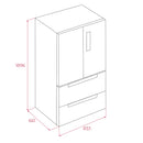 Teka, Free Standing French Door Refrigerator with Inverter Motor