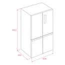 Teka, Freestanding Multi-Door Refrigerator Freezer