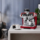 Delonghi, Semi Automatic La Specialista Prestigio Red