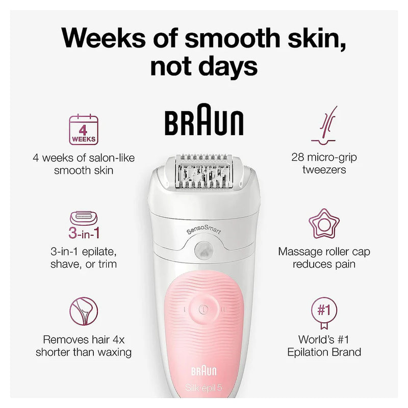 Braun, Silk Epil Wet & Dry epilator 5-620