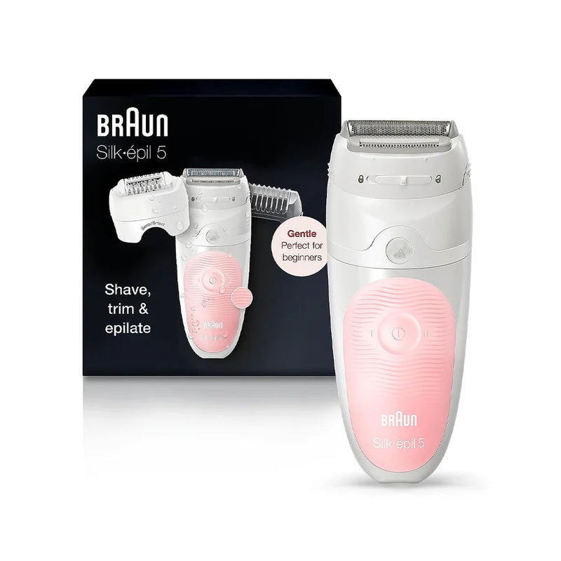 Braun Silk Epil 5-620 Wet & Dry Epilator With 4 Extras