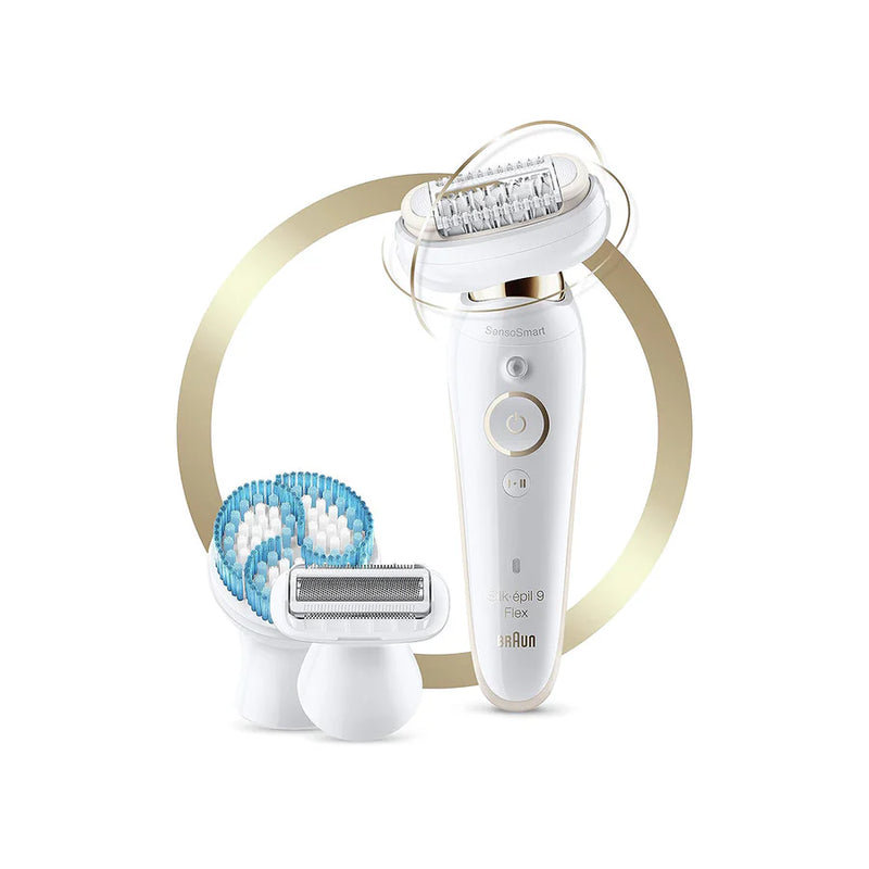 Braun Silk Epil 9 Flex 9010 wet & dry epilator with fully flexible head for easier hair removal