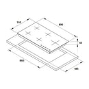 Smalvic, 90cm Built-in Hob Gas & Electric