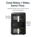 Nutricook, Air Fryer Duo Stack 10 Liters (3.5L + 6.5L)