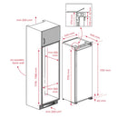 Teka, Built-in Top Freezer with Fresh Box Drawer and on Holiday Function