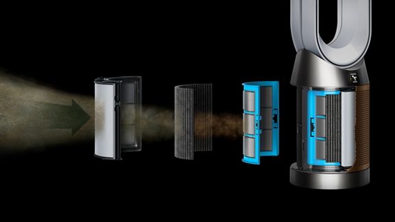 Dyson, Purifier Cool Formaldehyde™ TP09 Pro purifying fan (Nickel/Gold)