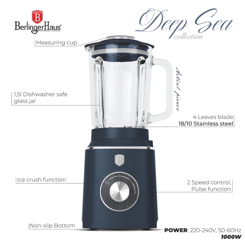 Berlinger Haus, Table Blender ,1000 W BH9766
