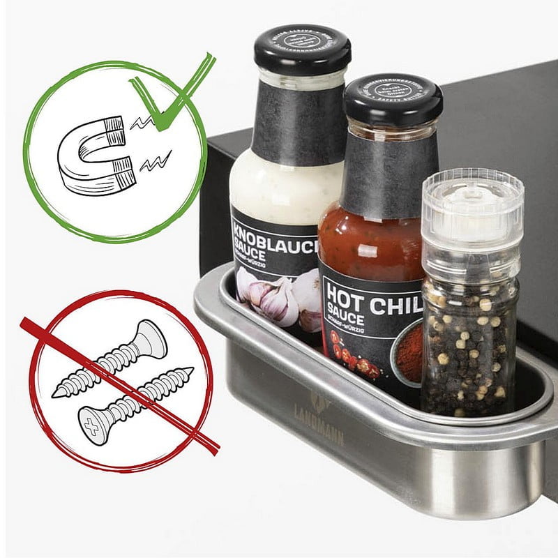 Landmann, Magnetic Stainless Steel Sauce Holder