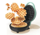 Nutricook, Mini Waffle Maker, Aqua Marine