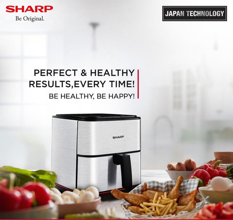 Sharp, XL 7 Litres Air Fryer 1600 Watts With 8 Cooking Menu