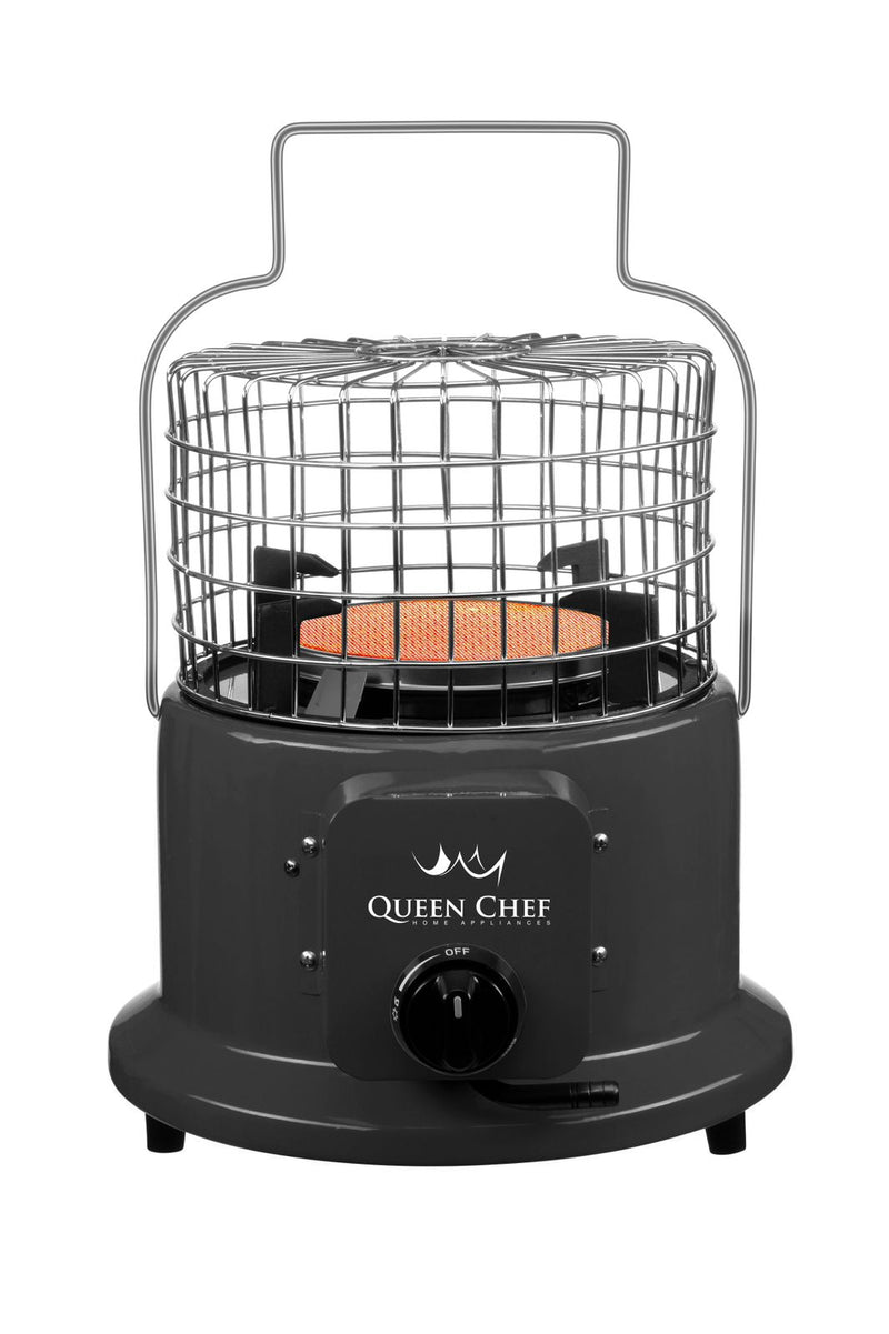Queen Chef, 2 in 1Gas Heater and Cooker With Handle Carrying 3.5KW OC3000