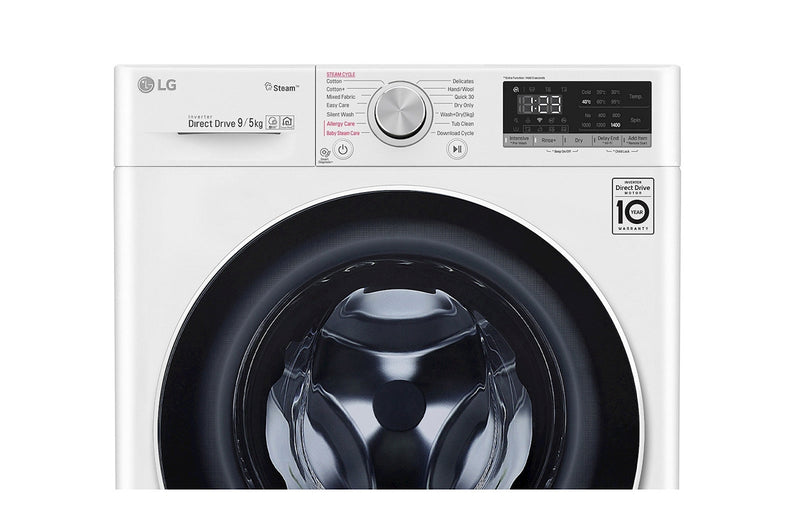 LG, Washer, 9 Kg, Bigger Capacity, AI DD, Steam, ThinQ