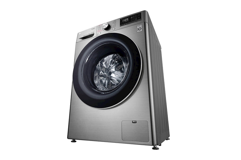 LG, Front Load Washer 9kg, AI Direct Drive Motor, Steam, Silver Color