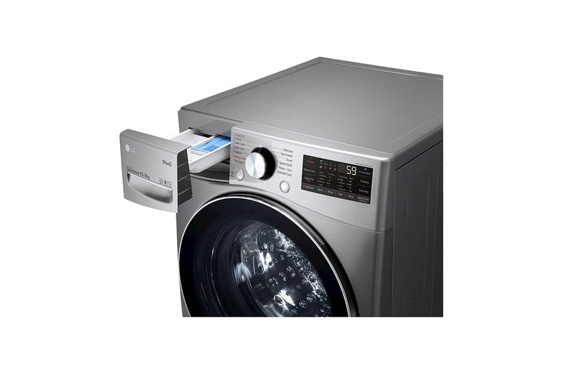 LG, Washer & Dryer 15/8kg with AI Direct Drive, Steam, Silver