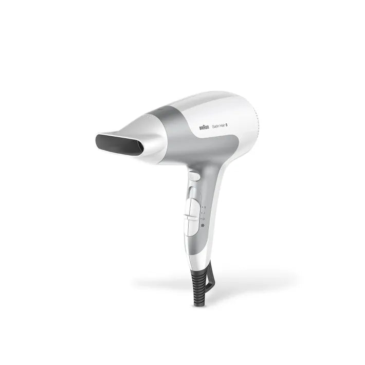 Braun HD580 satin hair dryer for quick hair drying and best hair styling results