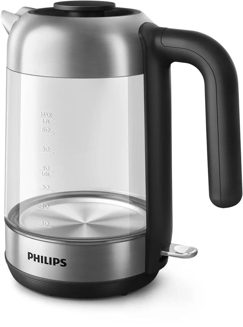 Philips, Domestic Appliances Series 5000 Glass Kettle, 1.7 L, Removable lid, HD9339
