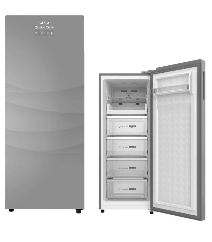 Queen Chef, Upright freezer No-frost AF156WG, WHITE