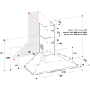 Whirlpool, Wall Mounted Cooker Hood - AKR 945 L IX