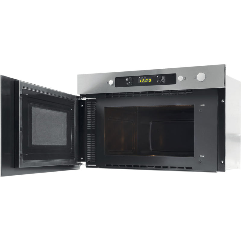 Whirlpool, Built in Microwave Oven: Stainless Steel Color - AMW 423/IX