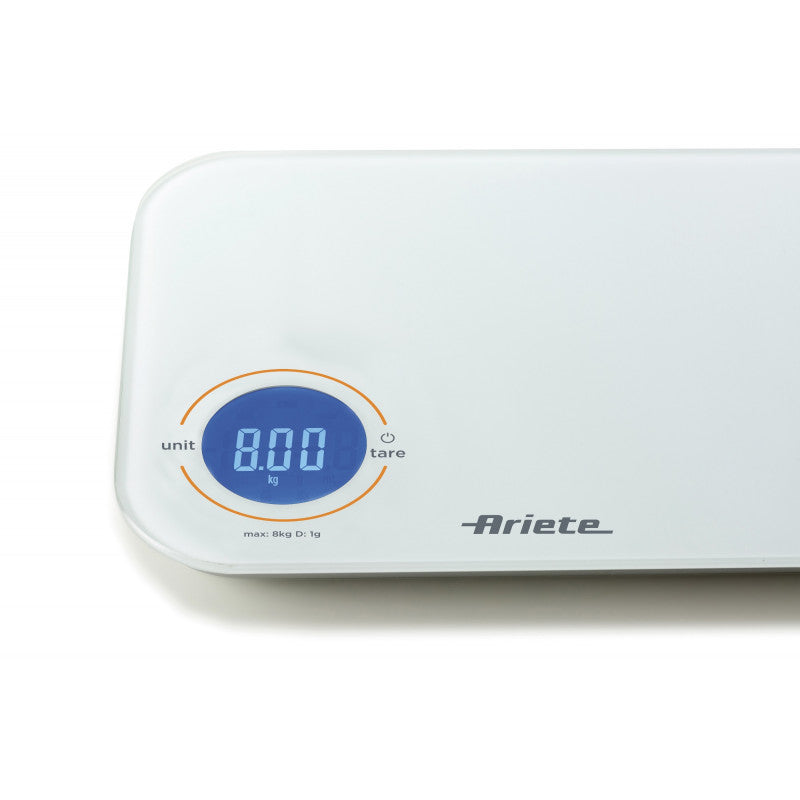 Ariete, 851 Touch Glass Kitchen Scale 5G-8Kg
