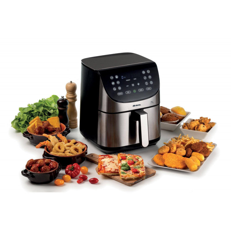 Ariete, Digital Air Fryer 7L, Stainless Steel, 1800W