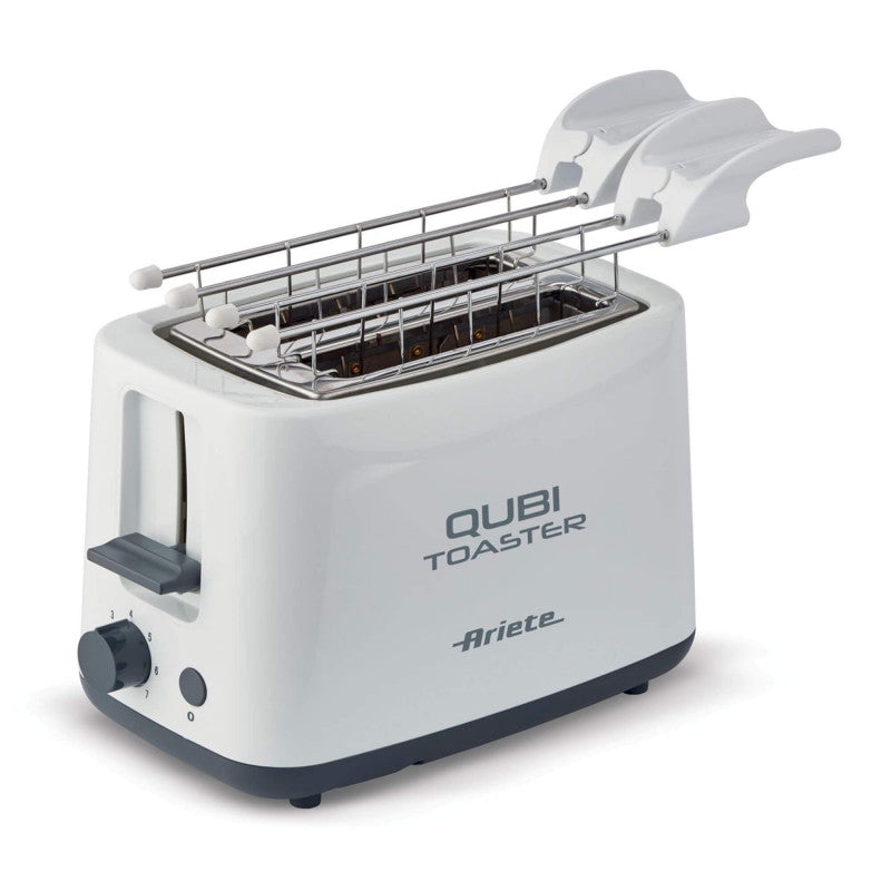 Ariete, Qubi Toaster With Pliers, 760 Watts, White