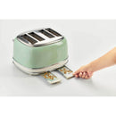 Ariete, 156 Vintage Toaster 4 Slices 1630W, Green