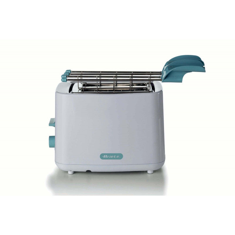 Ariete, 157/04 Toaster White/ Blue, 7 Browning Settings, Stop Function,760W