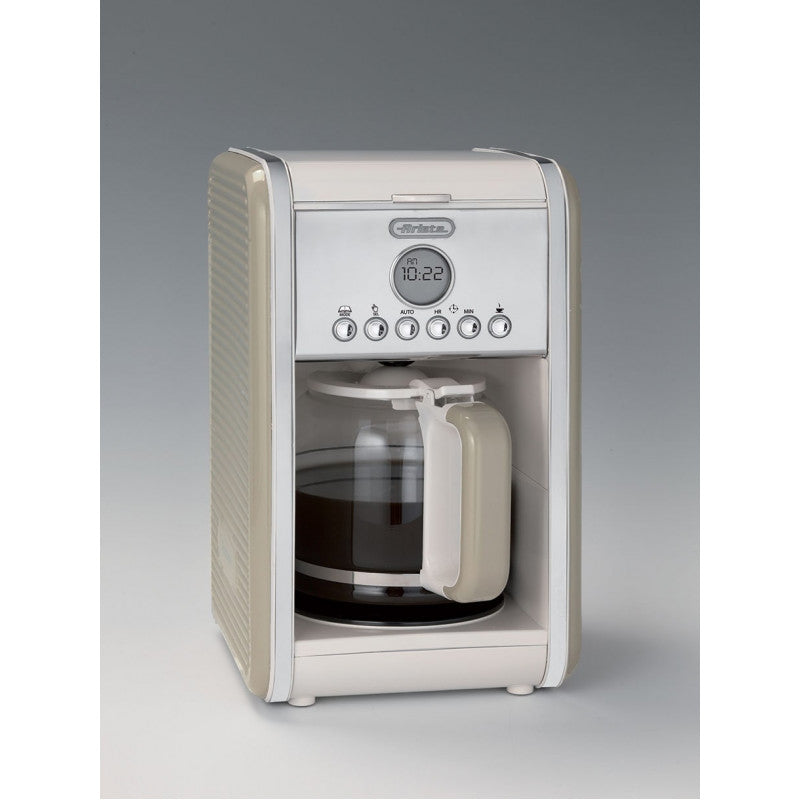 Ariete, Vintage Drip Coffee Machine, 12 Cups, 960 Watts, Beige