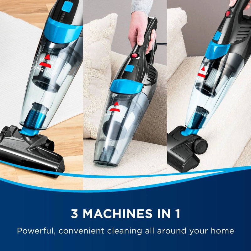 Bissell, Featherweight 2-in-1 Upright Vacuum | Black & Blue | 2024E