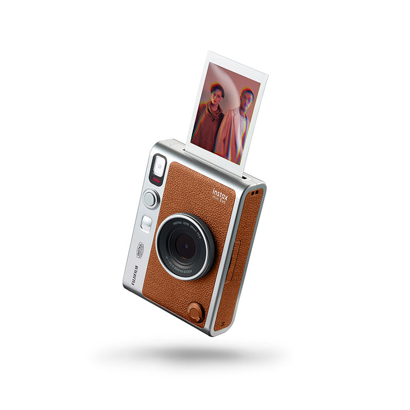 Fujifilm Instax Mini Evo – Hybrid Instant Camera, Brown