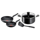 Tefal, Super Cook B459S584 Black Cookware Set